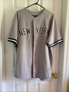 Rodriguez #13 Grey Baseball Jersey